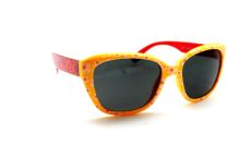 Детские солнезащитные очки - look style желтый красный look style