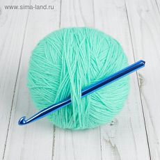 2593571 Крючок для вязания, d = 8 мм, 15 см, цвет МИКС
