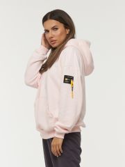 Толстовка (Худи) женская 7222-30010/4 ТФ110/К110 зефир/зефир BE YOU