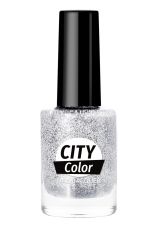Лак для ногтей GR City Color Nail Lacquer (101-112) - 101 City Серебристый (101)