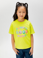 20230510005 Футболка детская для девочек Mara лайм ACOOLA Kids
