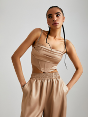 10200140067 Блузка жен. Silvia бежевый CONCEPT CLUB Women