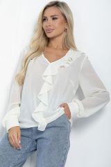 Б11329 Блуза LADY TAIGA Айвори