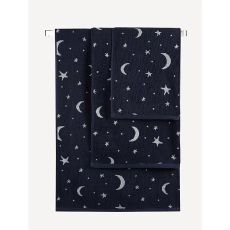 Navy Moon and Stars Towel Range (Bath Towel)