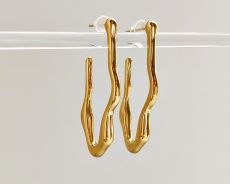 Серьги из стали