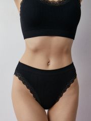 Mi 2241S French Chic Slip Alto, PA Minimi Трусы Nero (Черный)