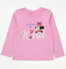 Disney Minnie Mouse Pink Long Sleeve Top