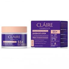 033778  CLAIRE Collagen Active Pro. Крем ДНЕВНОЙ с гиалуроновой кислотой 55+, 50 мл