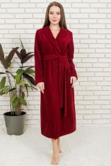 204384 Lika Dress Халат Бордовый