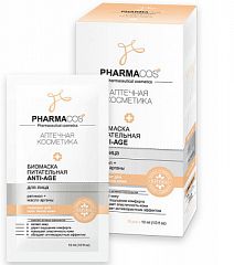 028059 Vitex PHARMACos. Биомаска для лица «Питательная Anti-Age», 10 мл