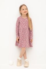 486894 CROCKID Платье морозная вишня, красивые веточки