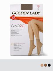 calz. CIAO 20 (носки - 2 пары) Golden Lady Носки Nero (Черный);Melon (Бежевый);Daino (Бежевый)