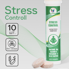 10844182 Напиток Stress Control Vitamuno, 10 шипучих таблеток