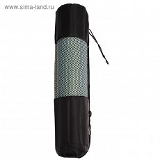1527990 Чехол для йога-коврика, 68 × 22 см (для толщины до 6 мм), цвет чёрный