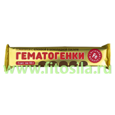 Гематоген с клюквой в темной глазури, 5 шт по 10 г БАД ***