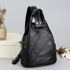 Кожаный женский рюкзак, 3 расцветки