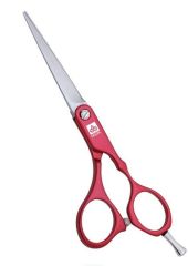 Dewal Парикмахерские ножницы прямые облегченные / Colour Step RD-31955, красный
