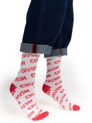 Носки для мальчика и для девочки белый/красный Orby