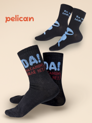 BEGL3297/1(2) Носки для мальчиков Черный/черный(49/49) Pelican
