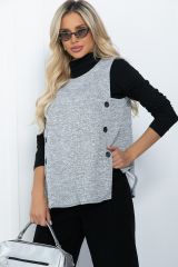 Б11750 Жилет LADY TAIGA Серый
