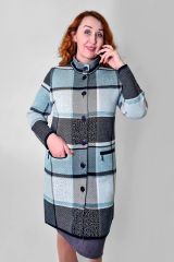 293437 Ankoli Кардиган т.синий-мятный