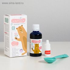 4672237 Бобродок натуральный смузи-концентрат-сироп от кашля, с жиром барсука, 50 мл
