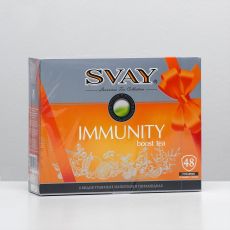 5390235 Чай зеленый, травяной Svay Immunity boost tea 48пирамидок