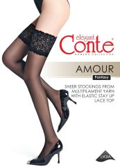 AMOUR Conte elegant Чулки bronz;nero