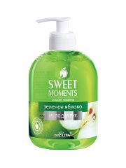 023315 Belita Sweet moments. Жидкое мыло для рук ЗЕЛЕНОЕ ЯБЛОКО, 500 мл