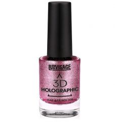 027479 LUXVISAGE. Лак для ногтей 3D Holographic. Тон 706 Розовый аметист