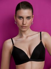 LMi_T_NEON_1106-01SS Бюстгальтер Триангл с формованной чашкой Minimi Бюстгальтер Nero (Черный)