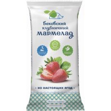 Мармелад «Бековский» клубничный 260г (ГОСТ)