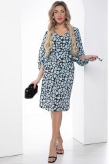 П9056 Платье LADY TAIGA Голубое