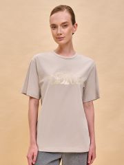 459828 PELICAN Футболка Светло-серый