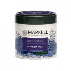 029175   Markell Superfood. СКРАБ для лица ЧИА и ЯГОДЫ АСАИ, 100 мл