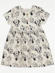 Disney Minnie Mouse and Daisy Duck Ribbed Jersey Dress