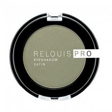 024801 Relouis. Тени для век Pro EYESHADOW SATIN, тон 35 GREEN TEA