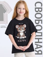 499733 Апрель Футболка черный