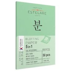 5072 Мат. салфетки 5 в 1 с зел. чаем д/лица ULTRA MATTE 5 г / 50 шт ESTELARE