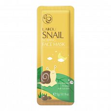 Ночные антивозрастные маски LAIKOU SNAIL ANTI-WRIKLE со слизью улитки, 5 шт.