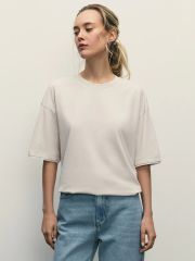 514764 ZARINA Футболка молочный