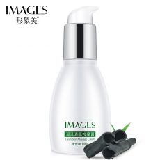 Очищающий и увлажняющий массажный крем с древесным углем, Images Clean Skin Massage Cream, 100 гр