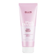 Ollin Тонирующий розовый шампунь для волос / Pink Dream, 250 мл