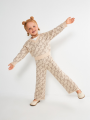 20230160017 Брюки детские для девочек Ines pt бежевый ACOOLA Kids
