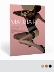 MALIZIA RETE (чулки) Omsa Чулки Daino (Бежевый);Naturale (Бежевый);Caramello (Бежевый);Nero (Черный)