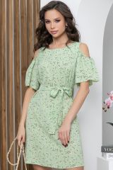 П5663 Платье LADY TAIGA Нежная зелень