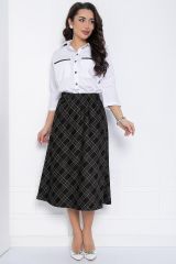 Ю12548-10 Юбка LADY TAIGA Черная