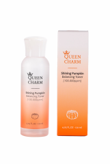 [QUEENCHARM] Тонер для лица ЭКСТРАКТ ТЫКВЫ 10% придающий сияние Shining Pumpkin Balancing Toner, 120 мл