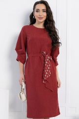 511438 LT Collection Платье вишневый