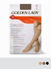 gamb. CIAO 20 (гольфы - 2 пары) Golden Lady Гольфы Nero (Черный);Melon (Бежевый);Daino (Бежевый)